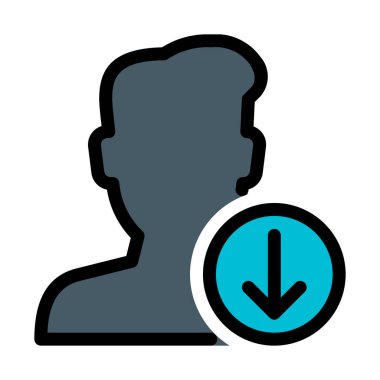 Ok Kullanıcı beyaz arka plan üzerinde izole