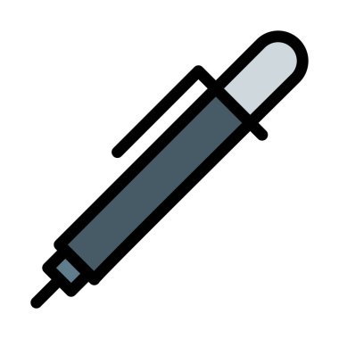 Mekanik kurşun kalem özelliği vektör çizim