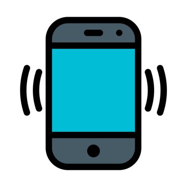 Beyaz arka plan üzerinde izole cep telefonu birimi