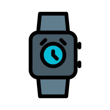 Bildirim, basit soyut vektör çizim SmartWatch uyan 
