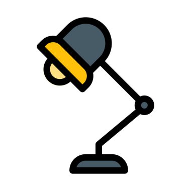 Ayarlanabilir masa lambası, basit simgesi