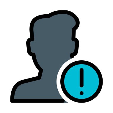 Spam Kullanıcı basit soyut vektör çizim 