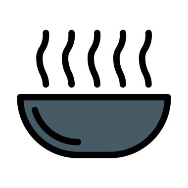 Sıcak Spa küvet, basit soyut vektör çizim 