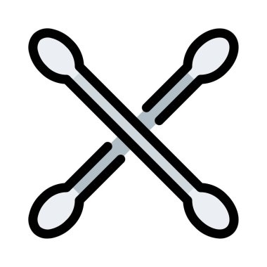 Pamuk kulak tomurcuklu beyaz arka plan üzerinde illüstrasyon vektör