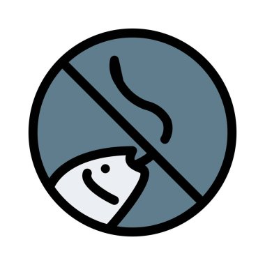 Hiçbir balıkçılık alanı vektör çizim