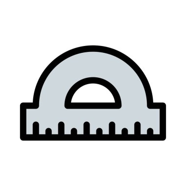 Açı cetvel üzerinde beyaz arka plan izole ölçek