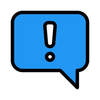 Duyuru konuşma balonu vektör çizim beyaz arka plan üzerinde