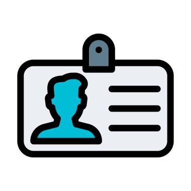 Adı plaka erkek, vektör çizim