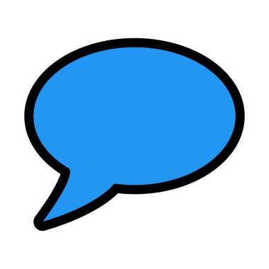 Konuşma elips kabarcık vektör çizim 