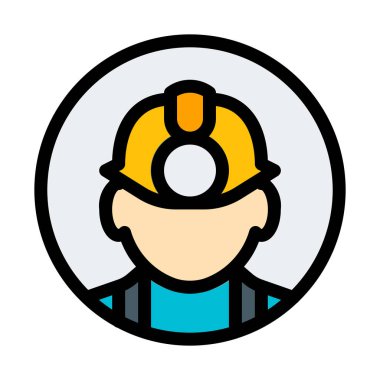 İşçi avatarlar renk dolu 