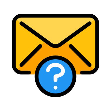 E-posta çekmek ve yardım etmek vektör çizim