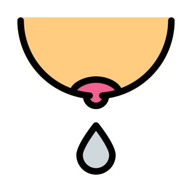 Anne meme besleme vektör çizim beyaz arka plan üzerinde