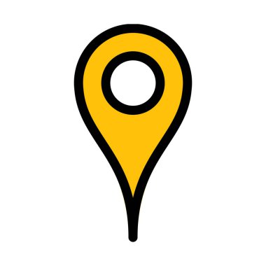 Haritalama ve PIN vektör çizim