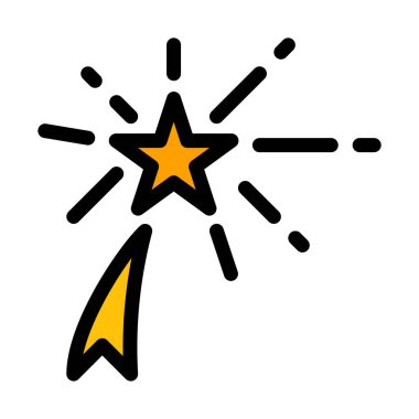 Havai fişek veya kraker beyaz arka plan üzerinde illüstrasyon vektör