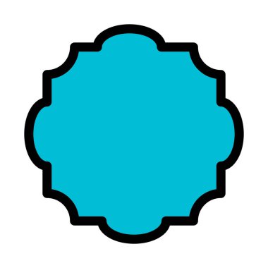 sınır vektör çizim ile boş çerçeve 