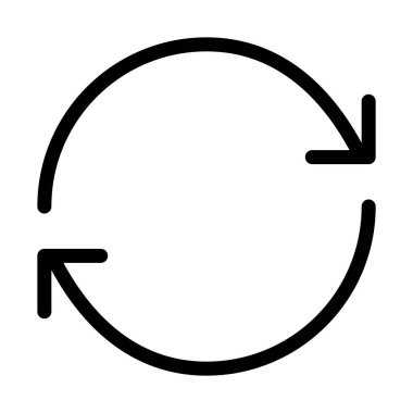 Döngü beyaz arka plan üzerinde izole ok Eşitle