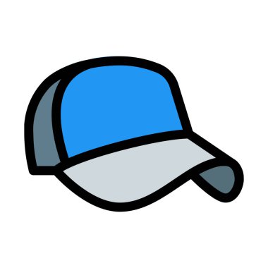 Beyzbol üniforması Cap vektör çizim 