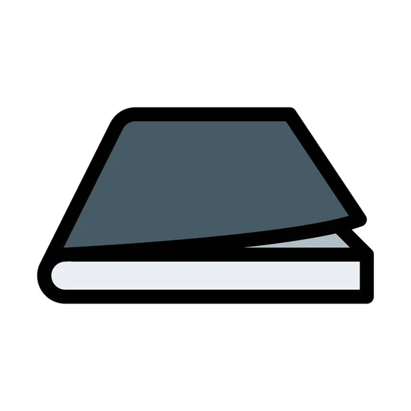 Boek Nauwe Pages Vectorillustratie — Stockvector