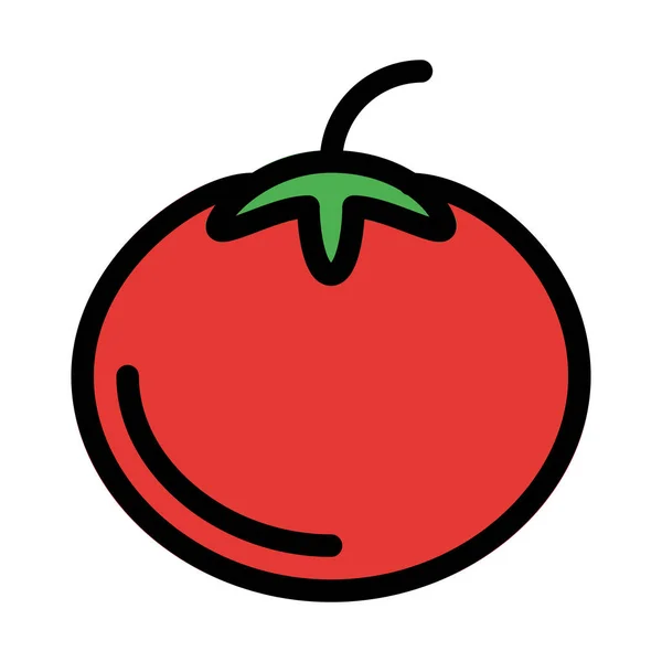 健康的な酸味のあるトマト ベクトル イラスト — ストックベクタ