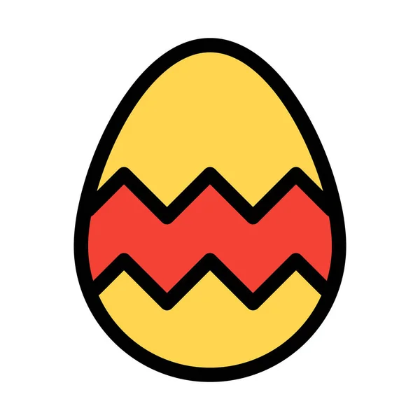 Uovo Pasqua Incrinato Illustrazione Vettoriale — Vettoriale Stock
