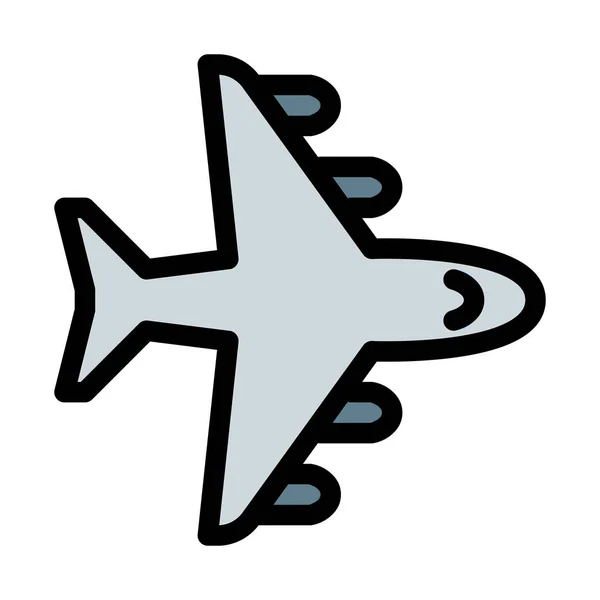 Carga Entrega Plane Vetor Ilustração — Vetor de Stock
