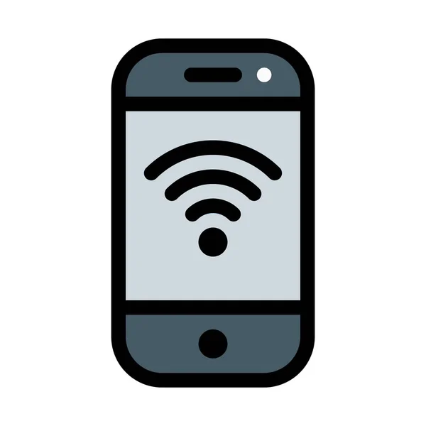 ホット スポットやテザリング携帯電話 シンプルなアイコン — ストックベクタ
