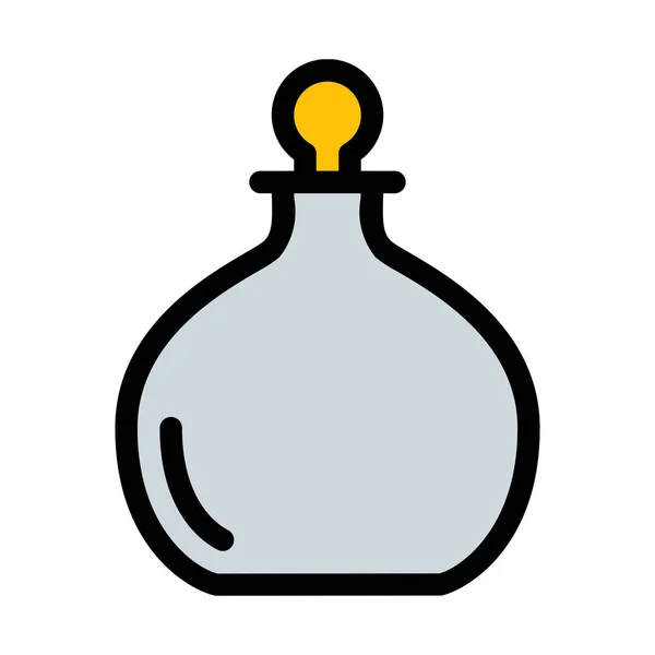 Perfume Exótico Botella Vector Ilustración — Archivo Imágenes Vectoriales