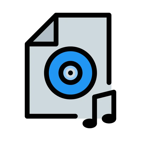 Disc Audio Dateiformat — Stockvektor