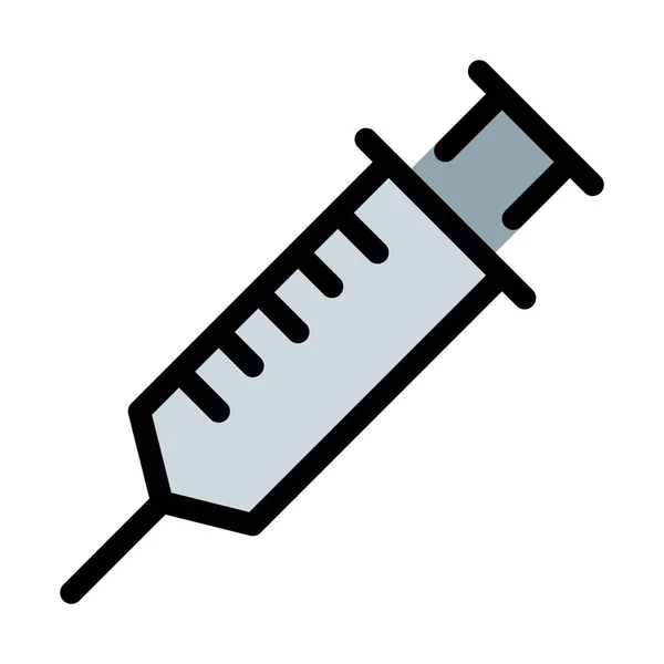 Syringe Injection Vector Illustration — Stock Vector