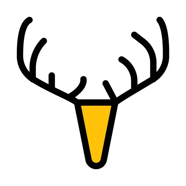 Elk Deer Reindeer — Stock Vector