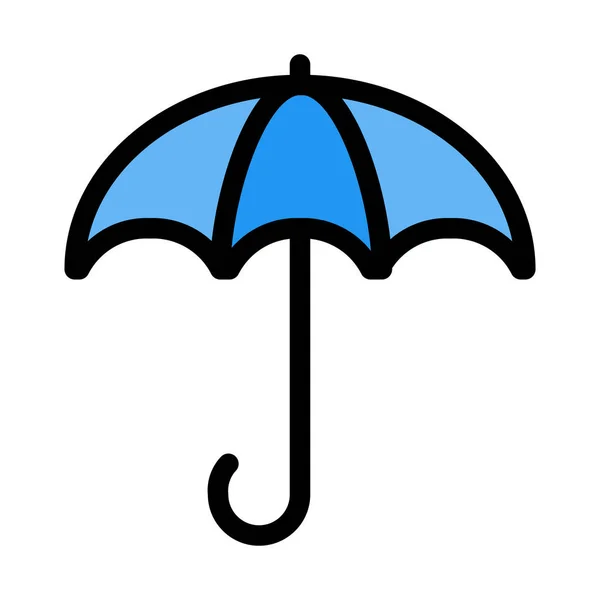 Parapluie Imperméable Durable Illustration Vectorielle — Image vectorielle