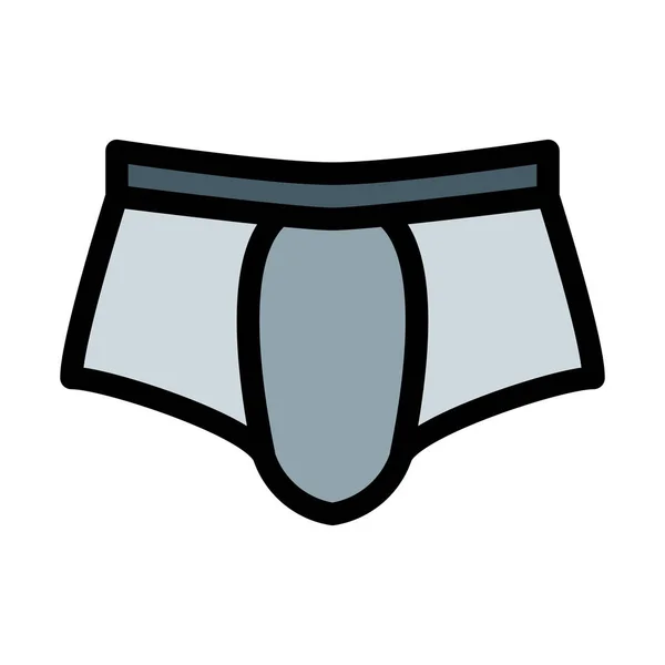 Men Underwear Brief Vector Illustration — Stock Vector