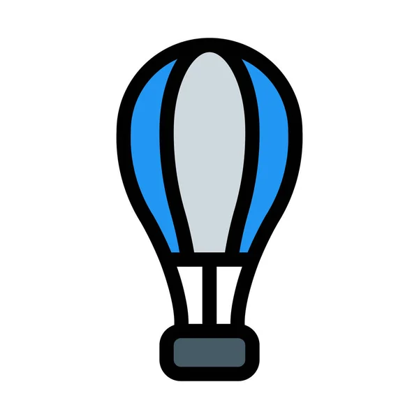 Horkovzdušný Balón Vektorová Ilustrace — Stockový vektor