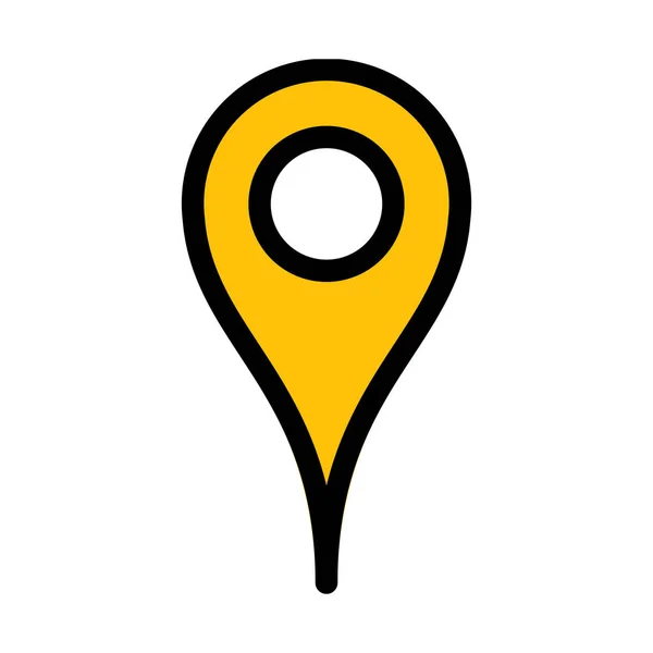 Map Ilustracji Wektorowych Pin — Wektor stockowy