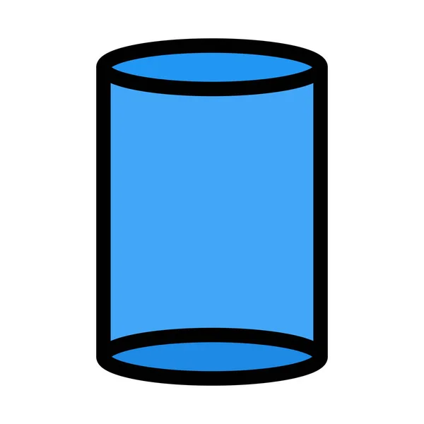 Illustration Vectorielle Forme Cylindre Barrel — Image vectorielle