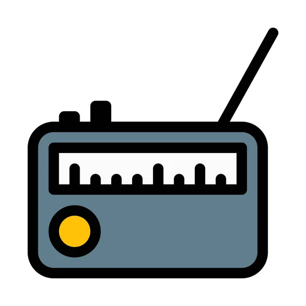 Радіопередавач Проста Векторна Ілюстрація — стоковий вектор