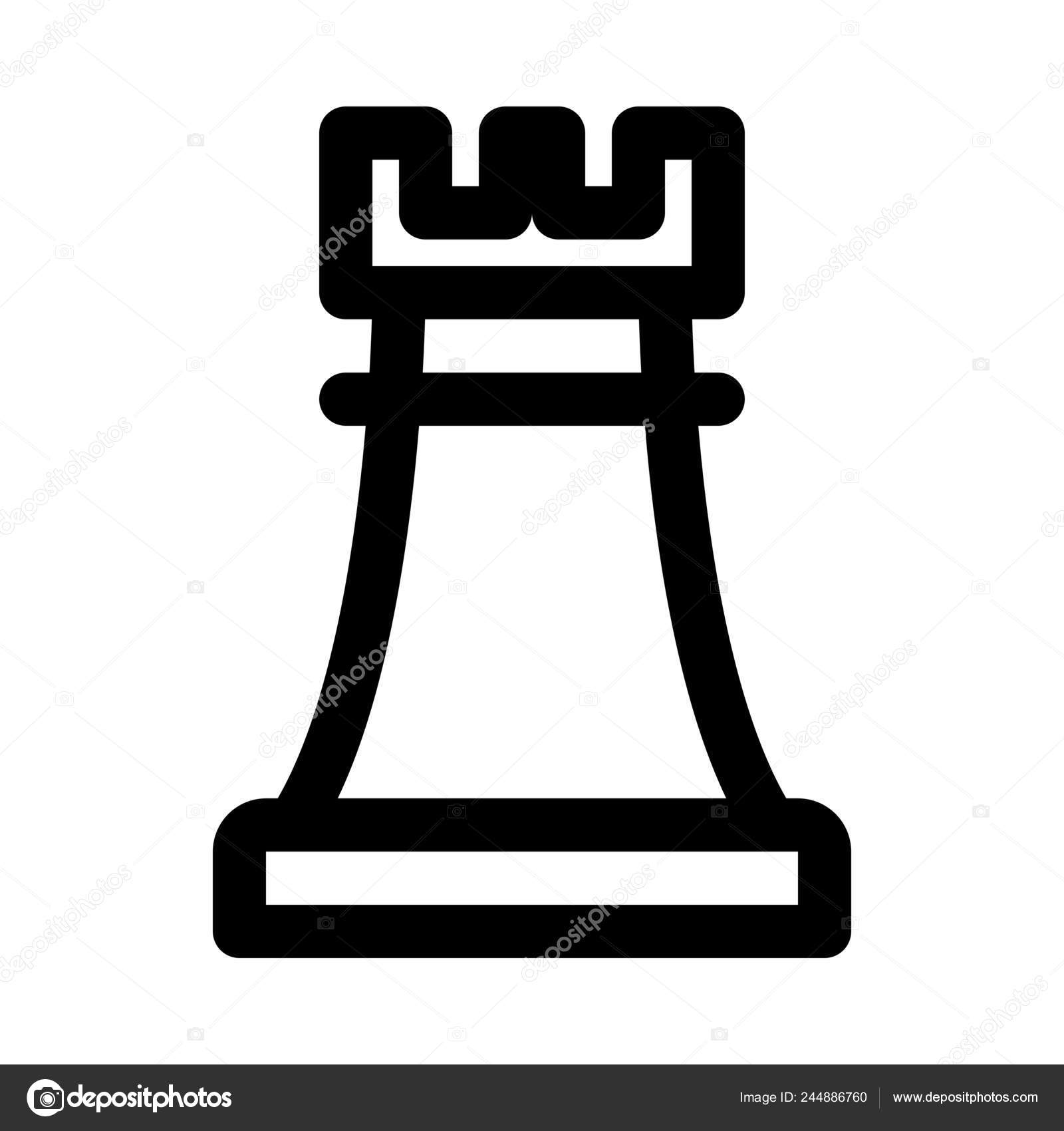 Chess rook, illustration - Stock Image - F037/4927 - Science Photo