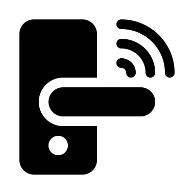 Kablosuz kapı kilit arka plan yakın çekim