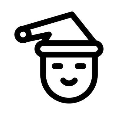 Noel elf arka plan yakın kadar izole gülümseyen