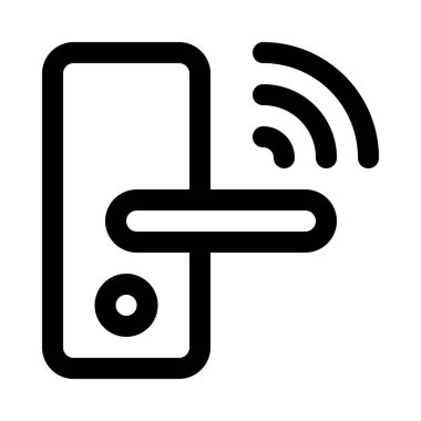 Kablosuz kapı kilit arka plan yakın çekim