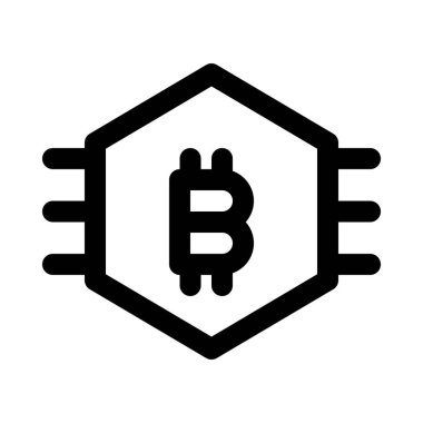 bitcoin madencilik makine izole arka plan yakın çekim