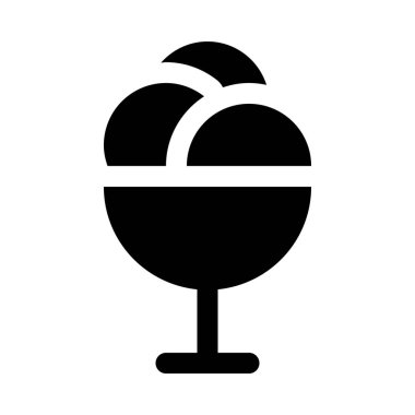 dondurma kaşık toz arka izole kapatmak