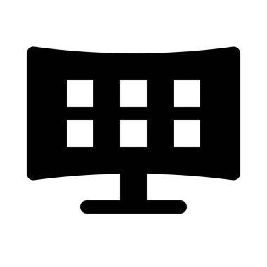 Akıllı tv izole arka plan üzerinde kapat