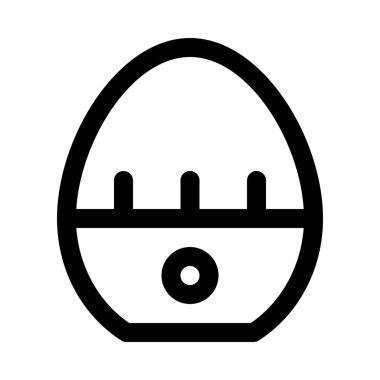 El ile yumurta saati arka izole kapatmak