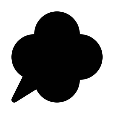 konuşma balonu ileti arka planını yakın çekim