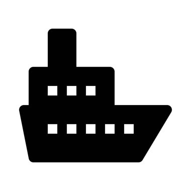 yolcu gemisi izole arka plan üzerinde