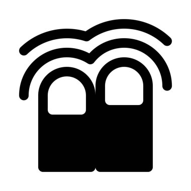 Jest arka plan izole çift dokunun