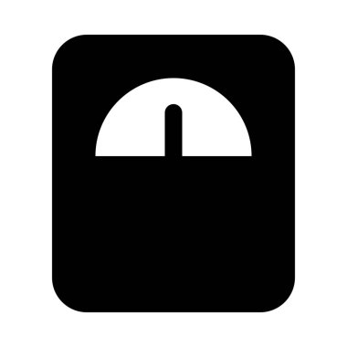 Ağırlık mesuring ölçek arka izole kapatmak