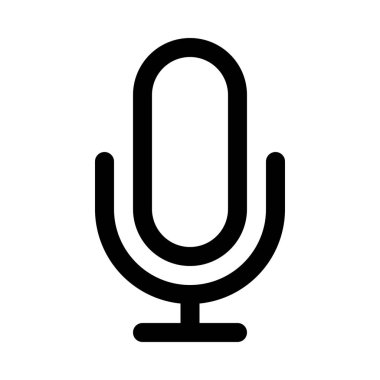 Mikrofon ses kayıt arka plan için yakın çekim