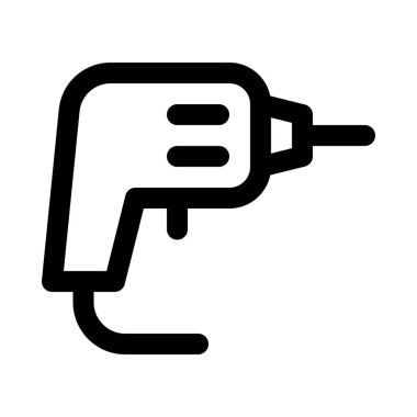 Ağır el matkap arka izole kapatmak